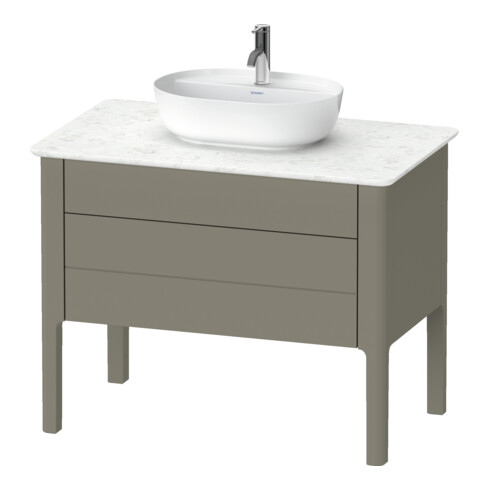 Duravit Waschtischunterschrank Luv 93,8x57x74,3cm, 1 Lad, 1 AZ, st, st-gr m