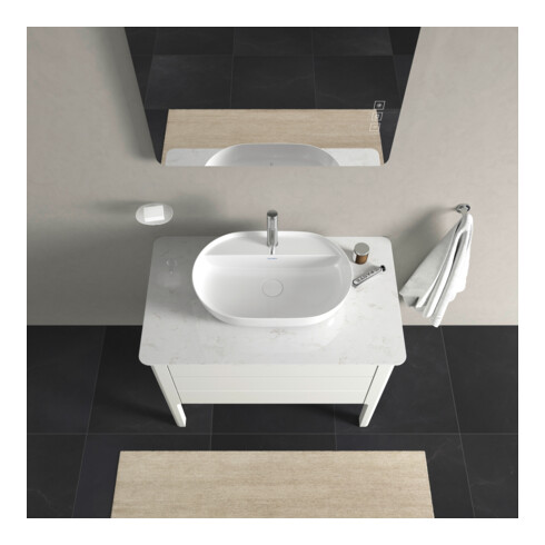 Duravit Waschtischunterschrank Luv 93,8x57x74,3cm, 1 Lad, 1 AZ, st, w m