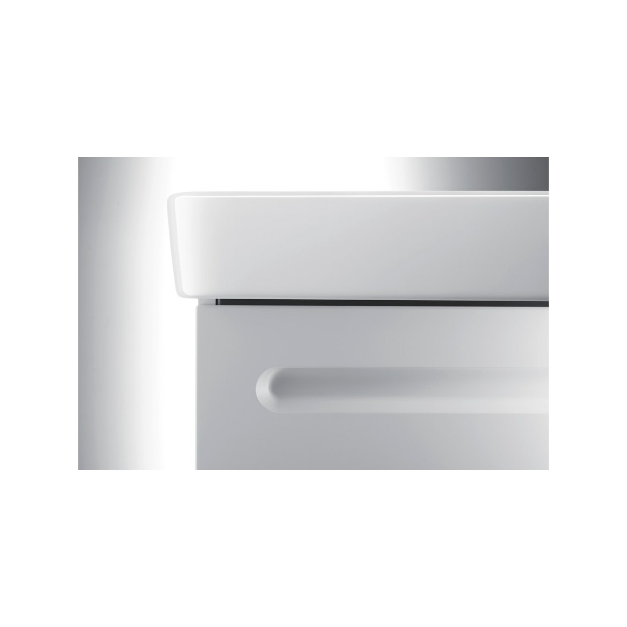 Duravit Waschtischunterschrank No. 1 1 Ausz., wandhängend, 54x42,6x47,8cm, we Matt
