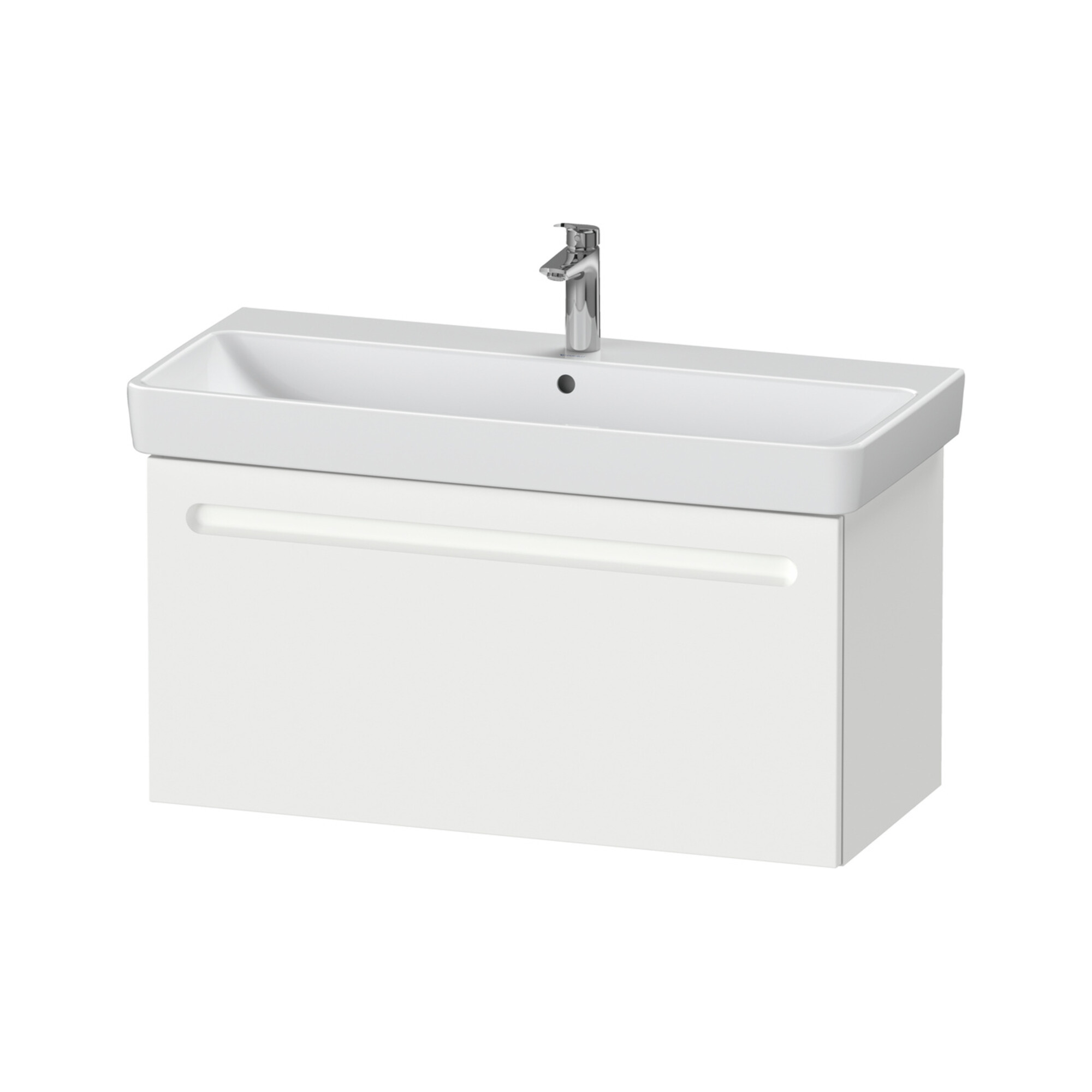 Duravit Waschtischunterschrank No. 1 94x42,6x47,8cm, w m, 1, Lad, 1 AZ, wandhängend