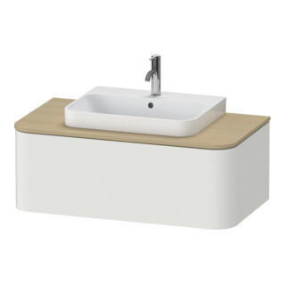 Duravit Waschtischunterschrank o. ES Happy D.2 Plus 35,4x100cm, 1 Ausz., Nord we. seidenmatt