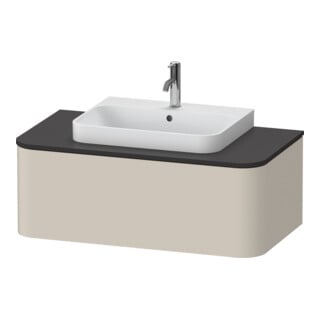 Duravit Waschtischunterschrank o. ES Happy D.2 Plus 35,4x100cm, 1 Auszug, taupe supermatt