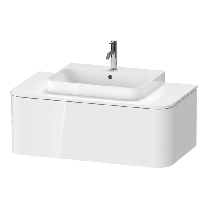 Duravit Waschtischunterschrank o. ES Happy D.2 Plus 35,4x100cm, 1 Auszug, weiß supermatt