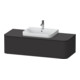 Duravit Waschtischunterschrank o. ES Happy D.2 Plus 35,4x130cm, 1 Ausz., graph matt, mitte-1