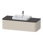 Duravit Waschtischunterschrank o. ES Happy D.2 Plus 35,4x130cm, 1 Ausz., Tau matt, mitte