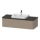 Duravit Waschtischunterschrank o. ES Happy D.2 Plus 35,4x130cm, 1 Auszug, leinen, mitte-1