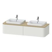 Duravit Waschtischunterschrank o. ES Happy D.2 Plus 35,4x160cm, 1 A, BP b, Nord we. s-matt