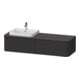 Duravit Waschtischunterschrank o. ES Happy D.2 Plus 35,4x160cm, 2 Ausz., BP l, graph matt-1