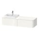 Duravit Waschtischunterschrank o. ES Happy D.2 Plus 35,4x160cm, 2 Ausz., BP l, we. Hochglanz-1
