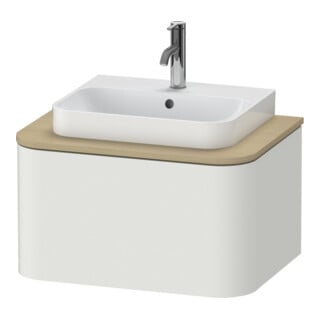 Duravit Waschtischunterschrank o. ES Happy D.2 Plus 35,4x65cm, 1 Ausz., Nord weiß seidenmatt