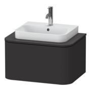 Duravit Waschtischunterschrank o. ES Happy D.2 Plus 35,4x65cm, 1 Auszug, graphit supermatt