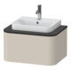 Duravit Waschtischunterschrank o. ES Happy D.2 Plus 35,4x65cm, 1 Auszug, taupe supermatt-1