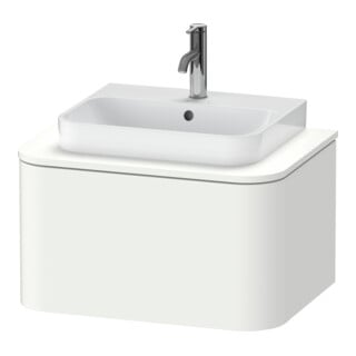 Duravit Waschtischunterschrank o. ES Happy D.2 Plus 35,4x65cm, 1 Auszug, weiß supermatt