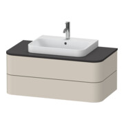 Duravit Waschtischunterschrank o. ES Happy D.2 Plus 40,8x100cm, 2 SchKa., taupe supermatt-1