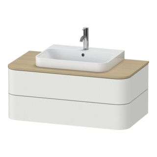 Duravit Waschtischunterschrank o. ES Happy D.2 Plus 40,8x100x55cm, 2 SchKa., Nord we. s-matt