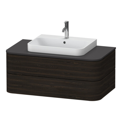 Duravit Waschtischunterschrank o. ES Happy D.2 Plus 40,8x100x55cm, 2 SchKa., Nussb gebürstet