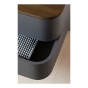 Duravit Waschtischunterschrank o. ES Happy D.2 Plus 40,8x130cm, 2 SchKa., graphit supermatt-4
