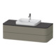 Duravit Waschtischunterschrank o. ES Happy D.2 Plus 40,8x130cm, 2 SchKa., steingrau s-matt-1