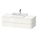 Duravit Waschtischunterschrank o. ES Happy D.2 Plus 40,8x130cm, 2 SchKa., weiß Hochglanz-1
