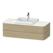 Duravit Waschtischunterschrank o. ES Happy D.2 Plus 40,8x130x55cm, 2 SchKa., Medit. Eiche