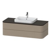 Duravit Waschtischunterschrank o. ES Happy D.2 Plus 40,8x130x55cm, 2 Schubkästen, leinen