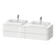 Duravit Waschtischunterschrank o. ES Happy D.2 Plus 40,8x160cm, 4 SchKa., BP b, blau s-matt-2