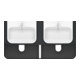 Duravit Waschtischunterschrank o. ES Happy D.2 Plus 40,8x160cm, 4 SchKa., BP b, graph matt