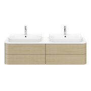 Duravit Waschtischunterschrank o. ES Happy D.2 Plus 40,8x160cm, 4 SchKa., BP b, Medit. Eiche-2