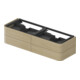 Duravit Waschtischunterschrank o. ES Happy D.2 Plus 40,8x160cm, 4 SchKa., BP b, Medit. Eiche
