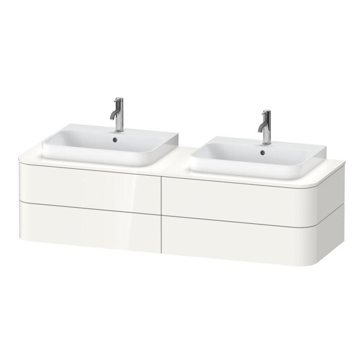Duravit Waschtischunterschrank o. ES Happy D.2 Plus 40,8x160cm, 4 SchKa., BP b, Medit. Eiche