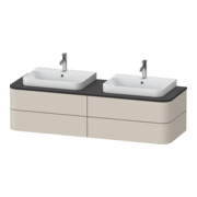 Duravit Waschtischunterschrank o. ES Happy D.2 Plus 40,8x160cm, 4 SchKa., BP b, Tau matt