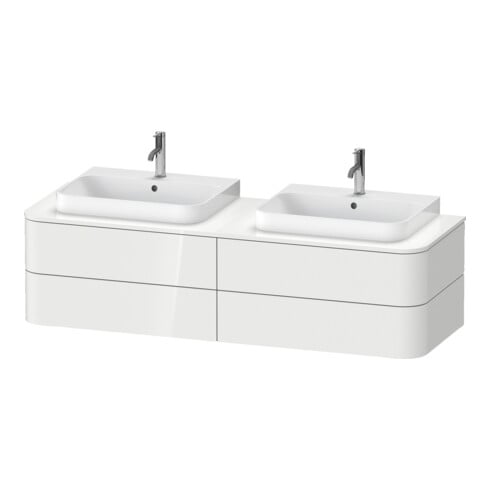 Duravit Waschtischunterschrank o. ES Happy D.2 Plus 40,8x160cm, 4 SchKa., BP b, Tau s-matt