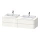 Duravit Waschtischunterschrank o. ES Happy D.2 Plus 40,8x160cm, 4 SchKa., BP b, we. hgl-1