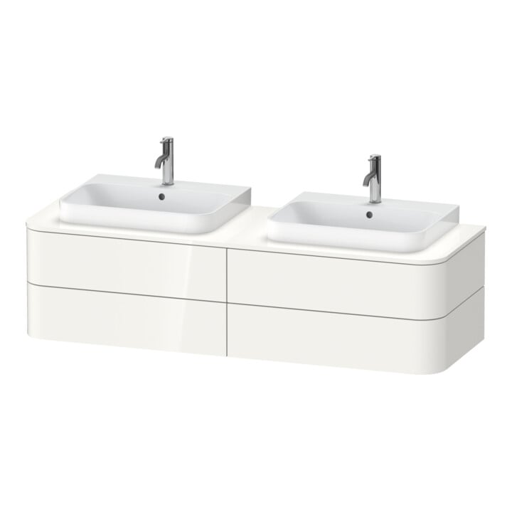 Duravit Waschtischunterschrank o. ES Happy D.2 Plus 40,8x160cm, 4 SchKa., BP b, we. matt