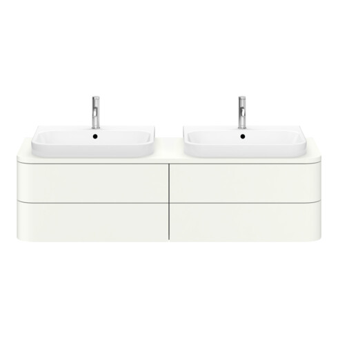 Duravit Waschtischunterschrank o. ES Happy D.2 Plus 40,8x160cm, 4 SchKa., BP b, we. s-matt