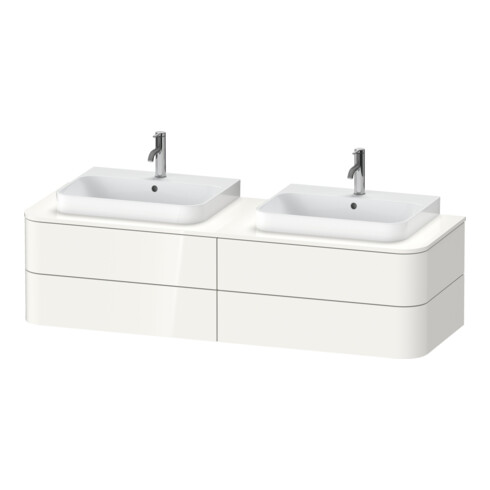Duravit Waschtischunterschrank o. ES Happy D.2 Plus 40,8x160cm, 4 SchKa., BP b, we. s-matt