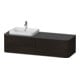 Duravit Waschtischunterschrank o. ES Happy D.2 Plus 40,8x160cm, 4 SchKa., BP l, Nussb geb.-1
