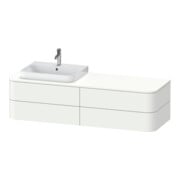 Duravit Waschtischunterschrank o. ES Happy D.2 Plus 40,8x160cm, 4 SchKa., BP l, we. matt
