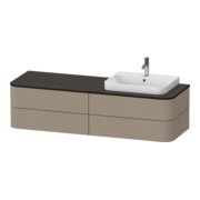 Duravit Waschtischunterschrank o. ES Happy D.2 Plus 40,8x160cm, 4 SchKa., leinen, rechts