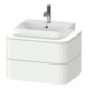 Duravit Waschtischunterschrank o. ES Happy D.2 Plus 40,8x65cm, 2 SchKa., weiß seidenmatt-1
