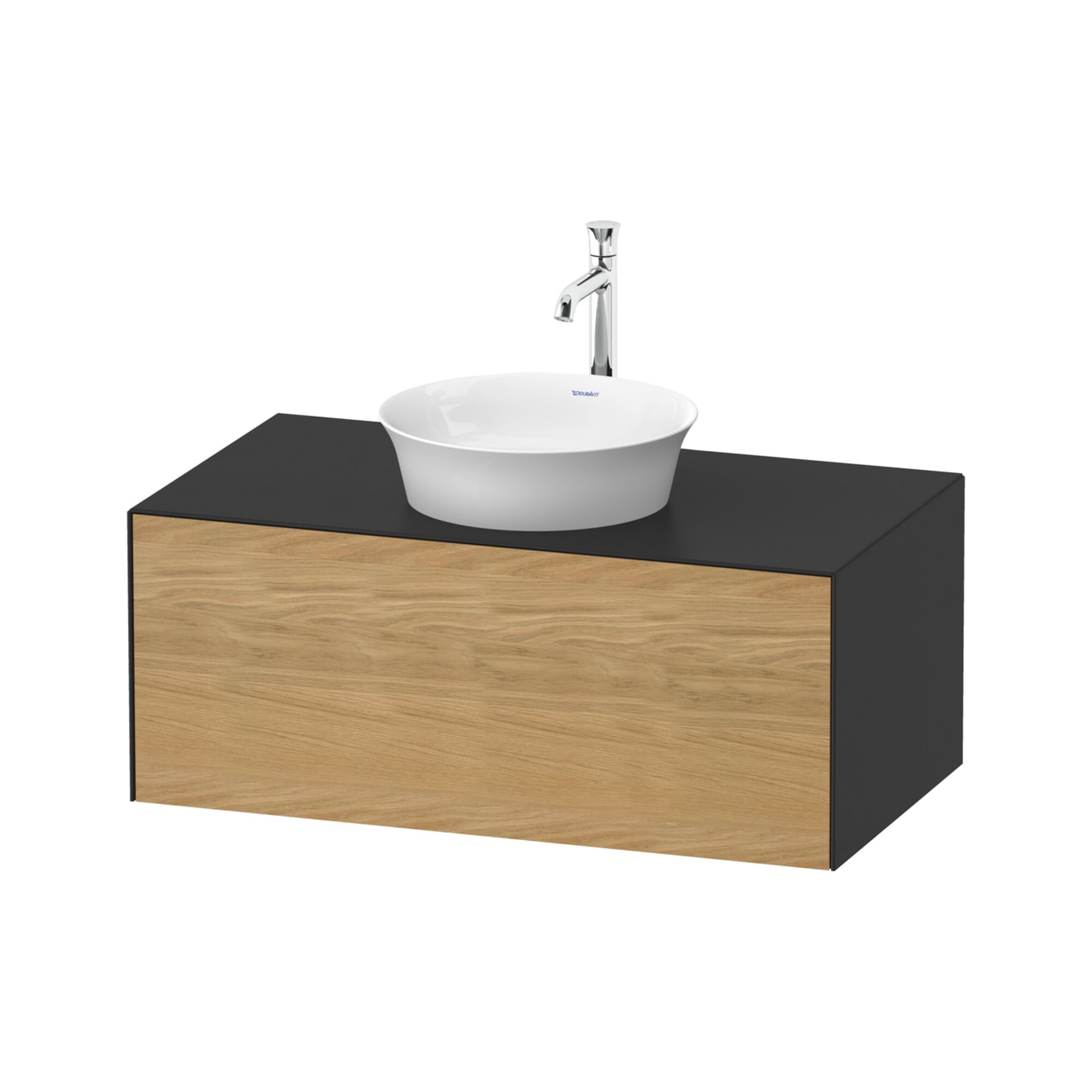 Duravit Waschtischunterschrank o. ES White Tulip 40,8x100x 55, 1 A, Ei Nat mas/gra s-matt