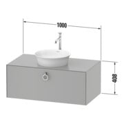 Duravit Waschtischunterschrank o. ES White Tulip 40,8x100x 55, 1 A, m G, E N no w s-matt-3