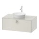 Duravit Waschtischunterschrank o. ES White Tulip 40,8x100x 55, 1 A, m G, Nord we. s-matt-1