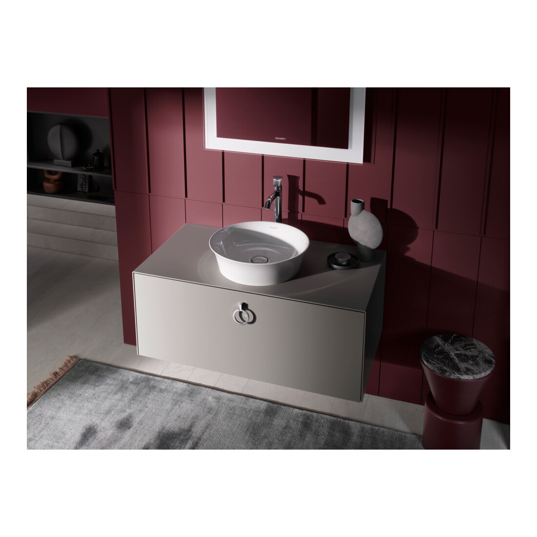 Duravit Waschtischunterschrank o. ES White Tulip 40,8x100x 55, 1 A, m G, steingrau s-matt