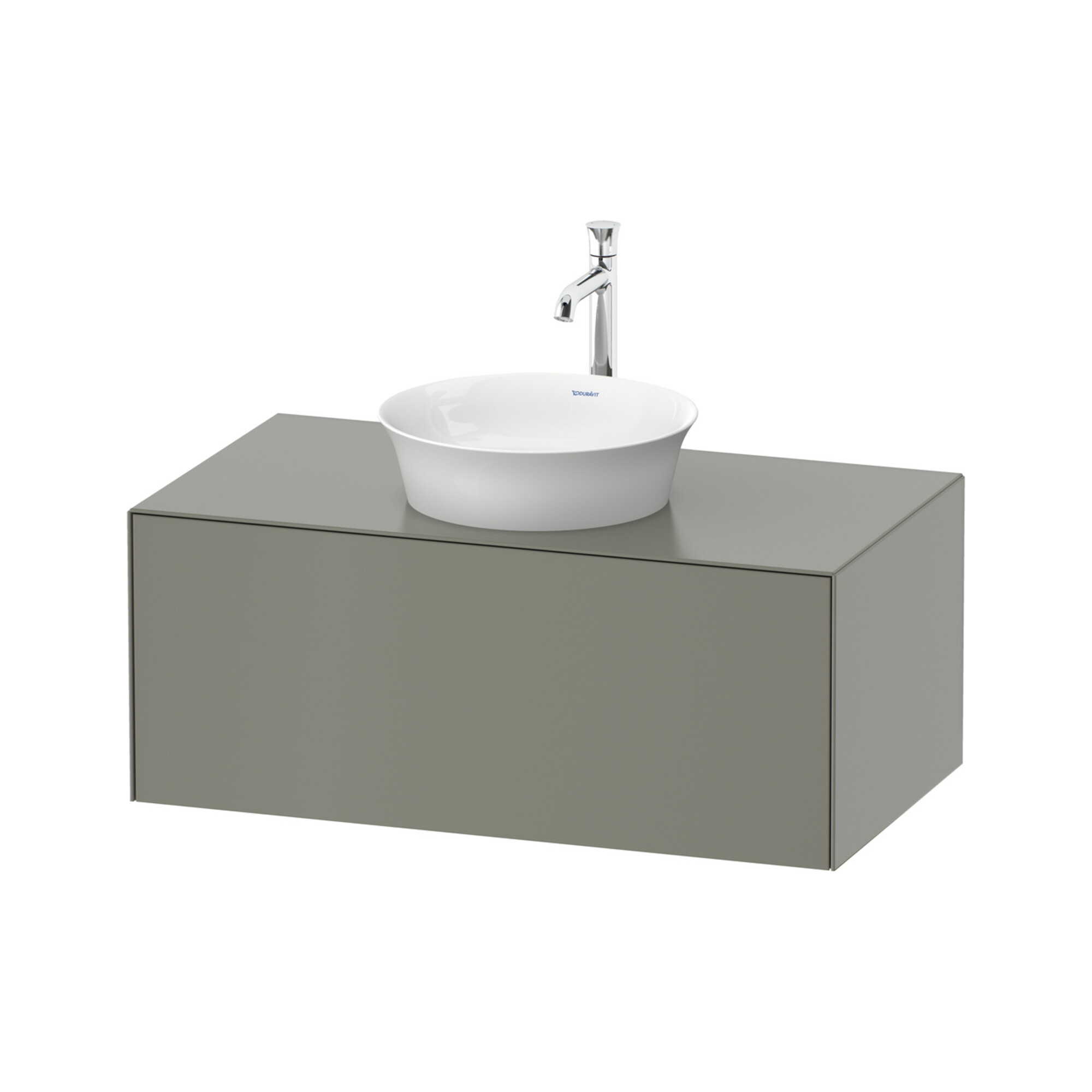 Duravit Waschtischunterschrank o. ES White Tulip 40,8x100x 55, 1 Ausz., steingrau s-matt