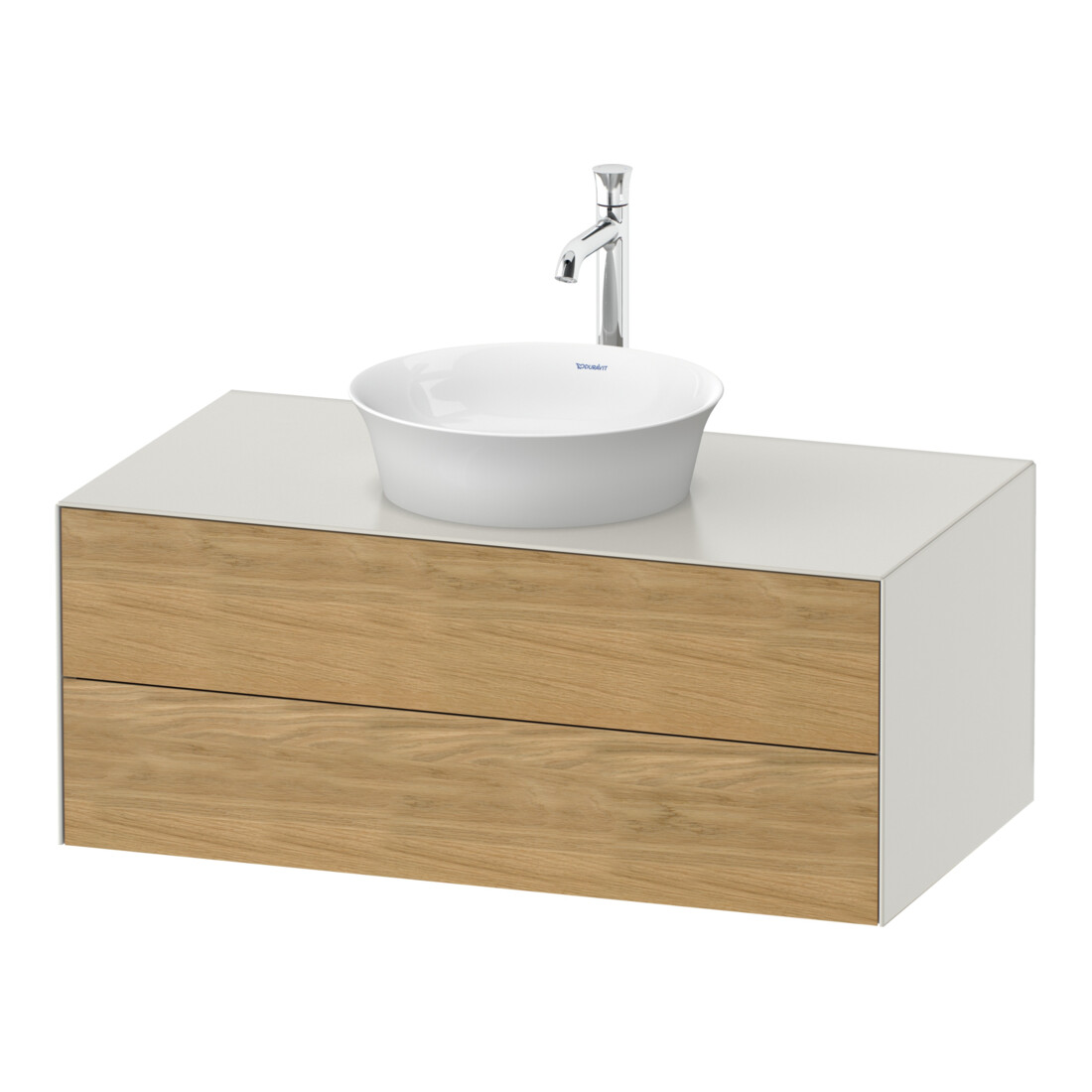 Duravit Waschtischunterschrank o. ES White Tulip 40,8x100x 55, 2 SBK, E N no we. s-matt