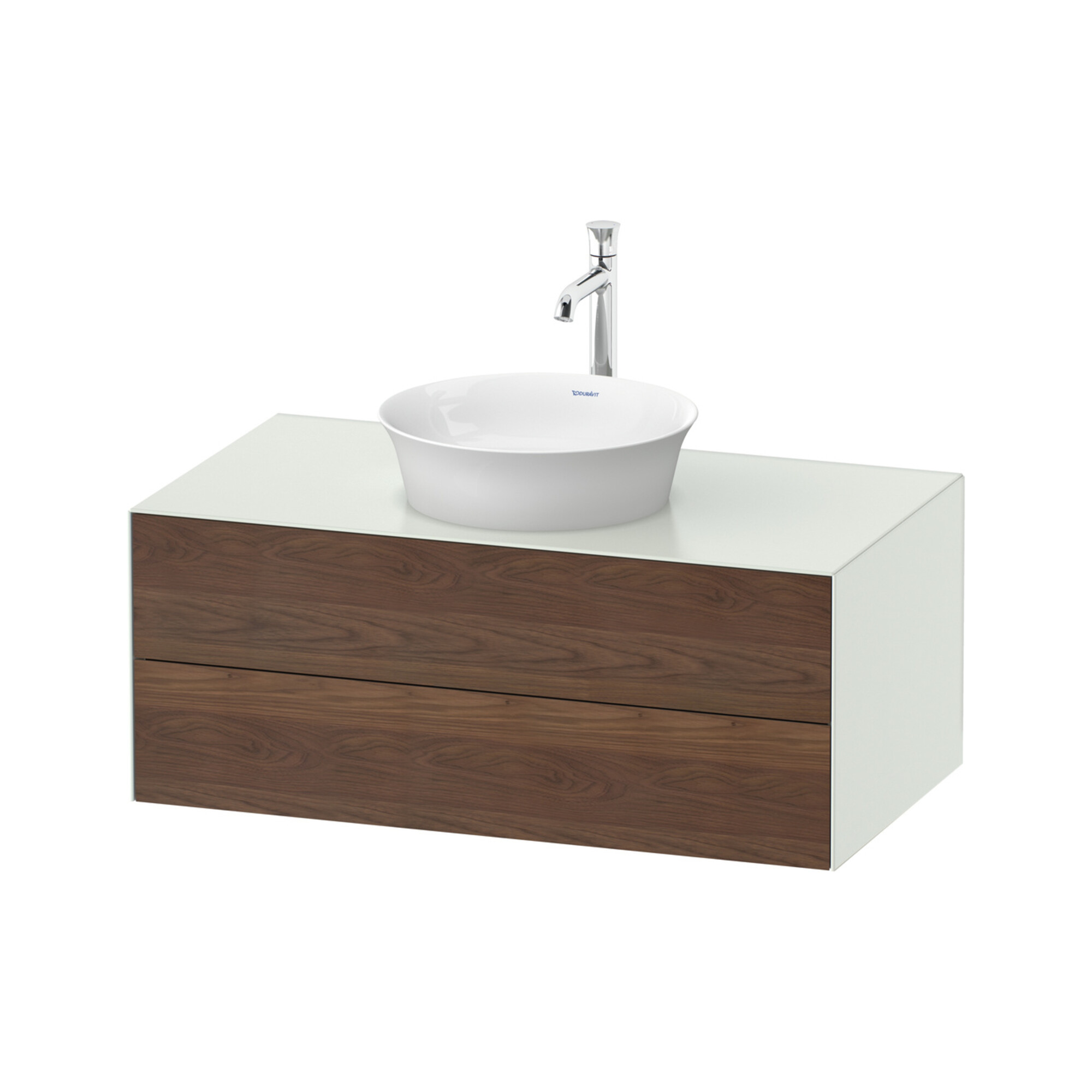 Duravit Waschtischunterschrank o. ES White Tulip 40,8x100x 55, 2 SBK, US N w s-matt