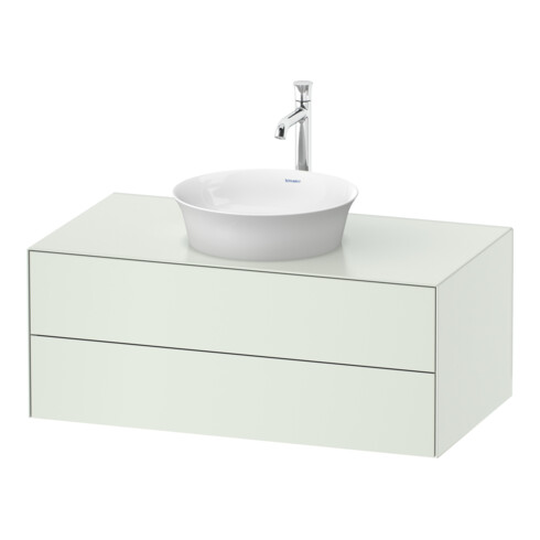 Duravit Waschtischunterschrank o. ES White Tulip 40,8x100x 55, 2 SchKa., Weiß Seidenmatt