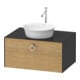 Duravit Waschtischunterschrank o. ES White Tulip 40,8x80x 55, 1 A, m G, E Nat mas/gra hgl-1