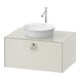 Duravit Waschtischunterschrank o. ES White Tulip 40,8x80x 55, 1 A, m Gr., Nord we. s-matt-1